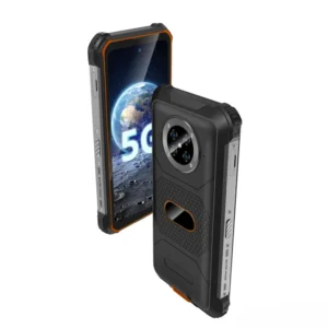 6 Inch 5G Android 12 Rugged Phone With NFC And Fingerprint Unlock RAM 8GB ROM 256GB Rugged PDA Waterproof Rating IP68