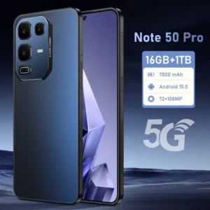 7.3 Inch 5G Android 15 Note50Pro 16GB+1TB Dual Camera Dual Sim Card Mobile Phone