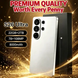 7.7 Inch 22GB+2TB S26 Ultra Smart Phones Dual SIM Cellphone Mobile Phone Android 15 Smartphones