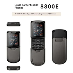 8800E Flip Feature Phone for Dual SIM Loud Sound Backup 2G with MediaTek Processor
