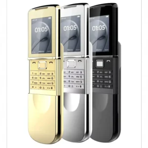 8800Sirocco 2G Flip Feature Phone Sliding Cover Button Design Non Smartphone Student Function 5MP Rear Camera