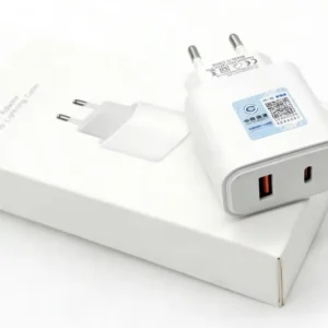 A Fast charging Charger with Both USB C and Type C Interfaces