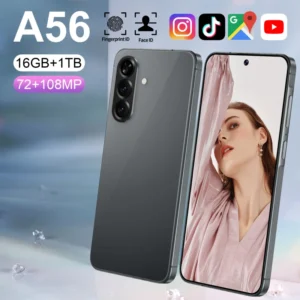 A56 5G Phone Multi Color 7.3″ 16GB+1TB 72MP+108MP Unlocked Smartphone