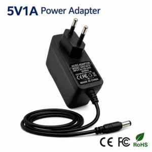 AC 100-240v To DC 5V1A Power Adapters Transformer DC 5V1000mA 5V1A Power Supply PC Material For Bluetooth Speaker