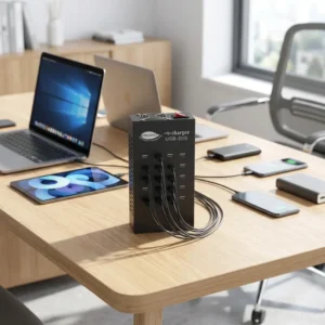 AC to DC 5V Multi Functional 30 Ports USB Charger Adapter 2.0A Output Fast Charging Power Supply Adapter
