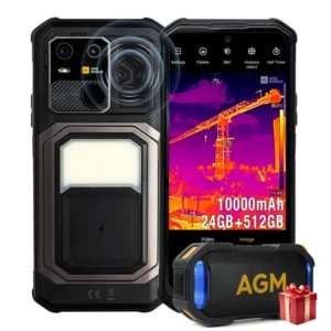 AGM G3 PRO Android 15 10000mAh 120Hz 12GB+512GB(up to 1TB)10000mAh Wireless Charge Cell Phone Smartphone 5G Rugged Phone