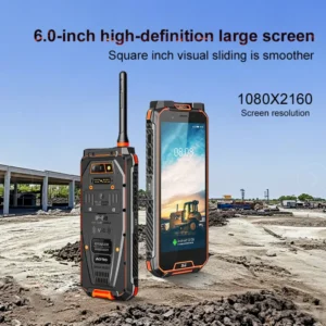 ATEX Alternative Ex Certified 5G Rugged Phone DMR Radio Communication Device AORO M5 5G Android 12 LCD SOS CDMA LTE GSM