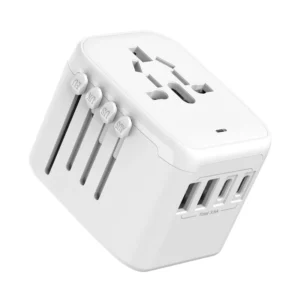 Adapter with USB and Type-C Universal Travel Charger Plug