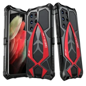 Aluminum Metal Silicone Shockproof Case for Samsung Galaxy S26 S25 S24 S23 S22 Ultra 5G Dirt Shock Proof Cover