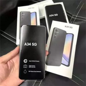 Android 13 Dimensity 1080 Smartphone A34 5G LTE CDMA Octa Core OLED Display 120Hz 5000mAh Battery Quick