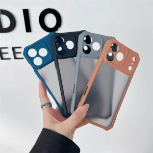 Anti Fall Protection TPU+PC Combo Transparent Anti Fingerprint Mobile Case for Redmi NOTE15PRO+ 5G NOTE15PRO 5G 9A 9i 9AT