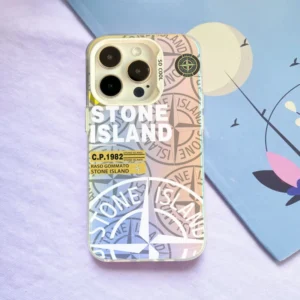 Anti-Fall TPU+ PC Phone Case for iPhone 16E 12 Mini/13 Mini/X/XS/XR Street Fashion Stone Case Personalized Accessories