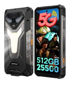 Armor 34 5G Android 15 Smartphone 6.95″ LCD Rugged Phone Octa Core 25500mAh Battery 16+512GB NFC Night Vision GSM LTE