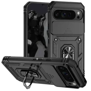 Armor Hard Clear Plastic Mobile Phone Case for Google Pixel 9A Pro XL 9A Push Window Phone Cover
