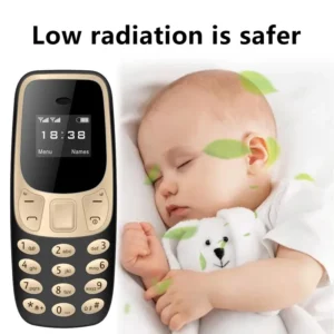 BM10 Mini Mobile Phone 2G GSM Dual SIM Standby Low Radiation Pocket Size Small Button Feature Phone Portable Backup Phone