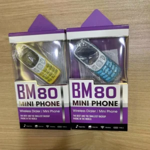 BM80 0.85inch Colorful Screen Mini Mobile Phone 2 SIM Card Earphone Voice Changer Low Radiation Sound Recording Small Cellphone