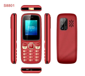 Big Battery 32mb+32mb G Feature Phones Speaker 2G Network Bar CellPhone 1.77 Inch Dual SIM 2G Feature Mobile Phone