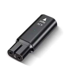 Black PD 5V 1.5A Replacement USB C Shaver Adapter Charging Converter Electric Shaver Clipper Household Use RV Hotel