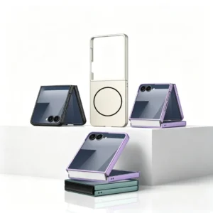 C0082 Shockproof Hard Phone Case Protective Magnetic Mobile Phone Case for Samsung Galaxy Z Flip 8 7 6 5 4 3