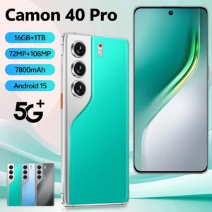Camon 40 Pro 5G Global Unlocked Smartphone 7.3 Inch HD Screen 16GB+1TB Large Storage Deca Core