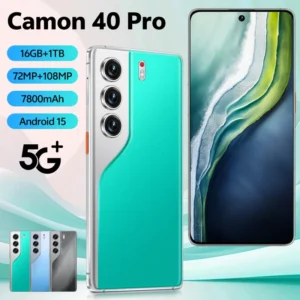 Camon 40 Pro 5G Mobile Phone Deca Core 16GB+1TB Android 15 Dual SIM Smartphone