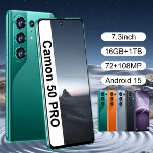Camon 50 Pro 5G Smartphone 16GB RAM 1TB Storage 7.3 inch Display Android15 Face Unlock Dual SIM Mobile Phone