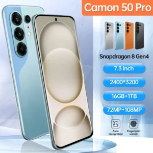 Camon 50 Pro Kids 5G Smartphone Big Screen 8000mAh Battery Face ID Unlock Parental Control Educational Learning