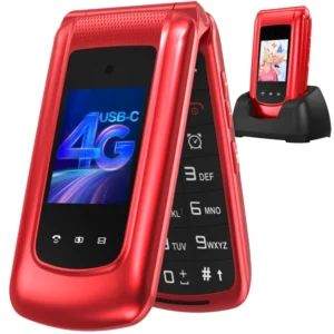 Cell Phones Flip Phone 4G Feature Phone for Elderly People