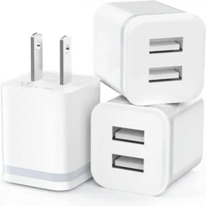 Charger Adapter US Plug USB Charger Adapter 2.1A 5V Dual USB Port Fast Charger Power Adapter for Phone