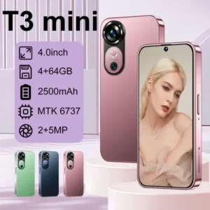 Children Smartphone T3 Mini 2MP+5MP Camera Facial Recognition HD Screen 5G Android 8.1 65W Quick Charge