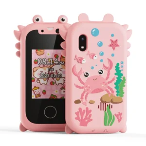 China Made OEM Kids Phone Toys 2.4Inch With Multiple Softwares Educational Game HD IPS Screen Kids Smartphone With Dual Camera