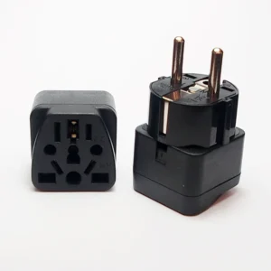 Compact Universal Travel Plug Converter Adapter Plug Chargers for Europe Germany Laptop Usage AC Port