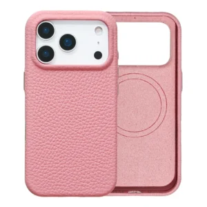 Custom Luxury Genuine Leather Mobile Phone Case for iPhone 18 17 16 15 14 13 Pro Max