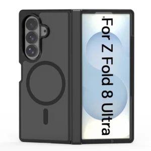 Custom Matte Magnetic Full Automatic Hinge Protection Mobile Phone Case Covers Anti Fingerprint for Galaxy Z Fold 8 Ultra