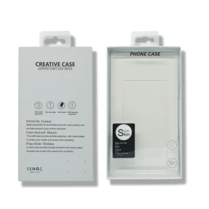 Customized Printed Plastic Mobile Phone Cover Packaging Box for Smartphone Case