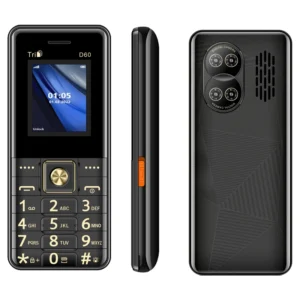 D60 1.77 Inch Triple SIM 1800mAh Long Standby Keyboard Mobile Portable Mini 2G GSM Feature Phones