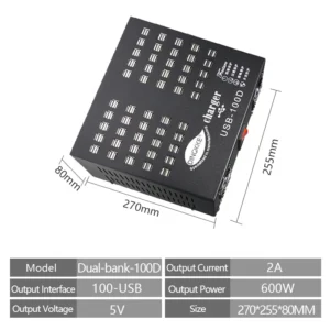 DC 5V Adapters Connectors 20-100 Ports USB Charger Adapter 2.0A Output Fast Phone Charge Station