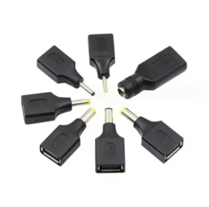 DC Converter Adapter USB Female to DC 5.5*2.1 Power Laptop Charger Detachable Plug Power Adapter Connector