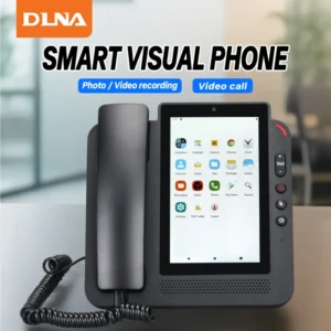 DLNA 4G LTE Fixed Wireless Smart Phone Cordless Telephone Desk Terminal Support Video Call WIFI With Sim Card For Business Home