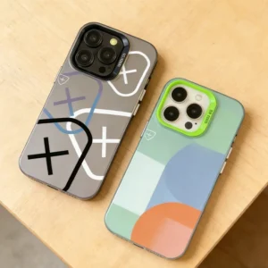 Design Hard Cases for 7 8 XR XS 11 12 13 14 15 16 Pro Max Shockproof PC Material with UV Painting Camera Protector