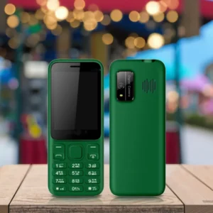 Dual SIM Card 2G GSM Feature Phone 2.4 Inch Color Display with QWERTY Keypad Bar Design Mobile Phone