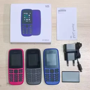 Dual SIM Mobile Phone for 106 105 Colored LED Screen FM Feature Spanish German Languages Gaming Keypad