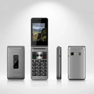 Dual Screen 2.8 Inch 2G GSM Feature Flip Mobile Phone