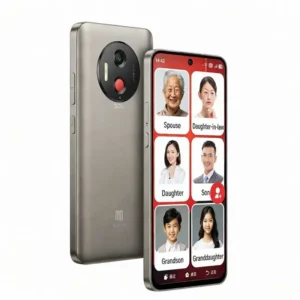 Duoqin L1 MTK Octa-Core Dual Sim Mobile Phone Ad-Free System One-Key Video Call Smartphone for the Elderly