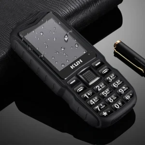 Dustproof Shockproof KUH T3 Rugged Phone Dual SIM 2400mAh Battery 2.4 Inch 2G Mini Pocket Feature Phone with LED Light