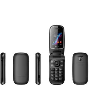 E1272 Dual SIM Flip Phone Multi-Language 500mAh Battery Bluetooth FM Shockproof Gaming Feature Phone