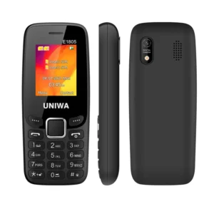 E1805 GSM 2G Feature Cellular Mobile Bar Phone Cellphone Telephone Phones with Basic 1.77 Inch Screen and Dual SIM Type C
