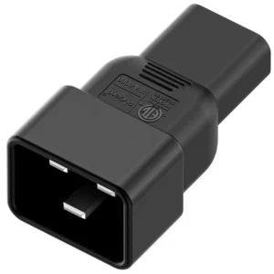 ETL Verified Adapters C20 To C13 Power Adapter C13 To C20 Plug Adapter WA-0088 15A 125V AC Adapter For UPS PDU Etc.