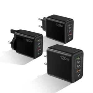 EU UK US Multi Port Phone Chargers Adapter Fast Charging Head 120W QC3.0 3.1A Port Fast Charging Charger Adapters for IPhone