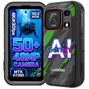 Eagle Pro 5G Rugged Smartphone 152.6° Wide Angle 4K Action Camera Android Rugged Phone Smartphone Robuste